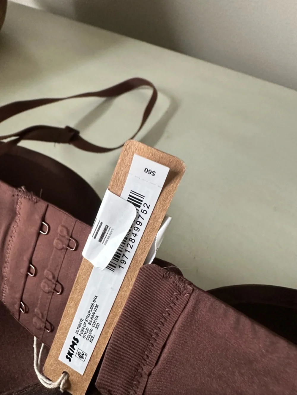 Skims ultimate push up strapless bra brown 30D - Picture 6 of 8